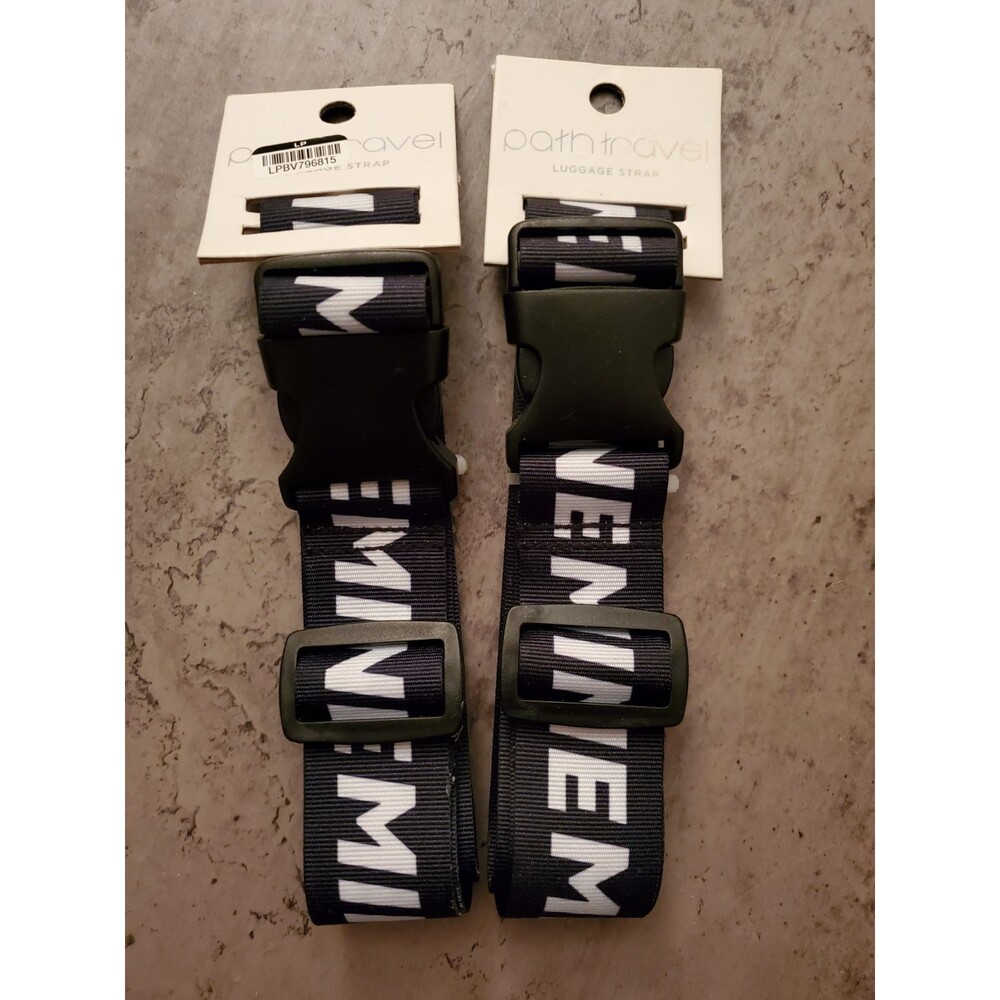 NWT Path Travel Luggage Straps | Set of Two